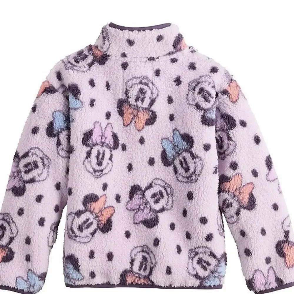 Fleece Jacket Girl's Jumping Beans Disney's Minnie Mouse High Pile SZ/12